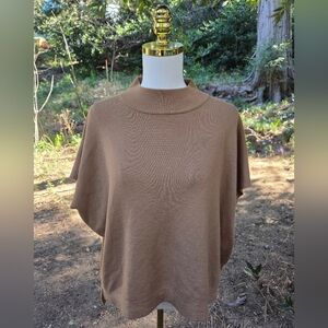 United Arrows Brown Poncho‎ Top